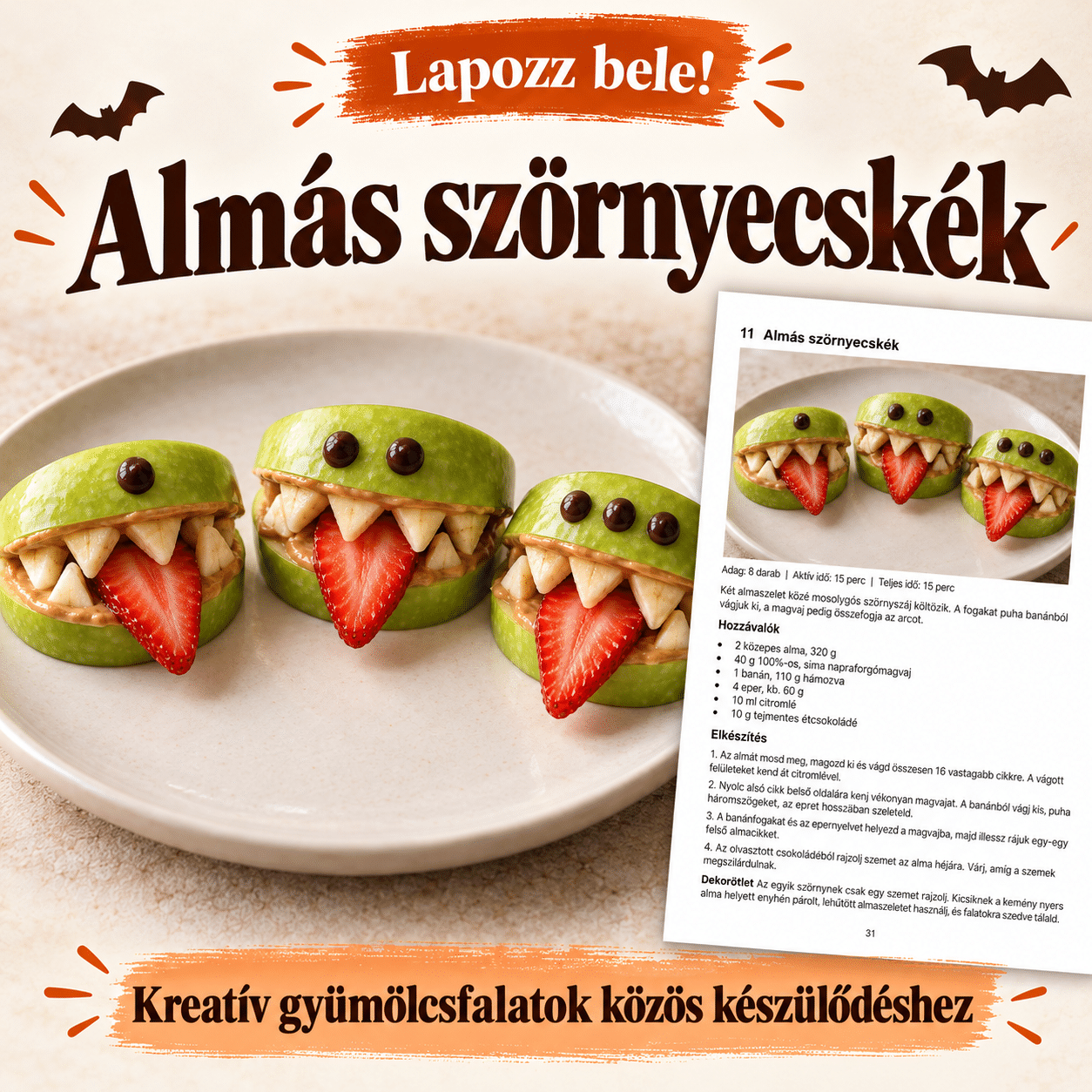 Halloweeni finomságok egészségesen – 50 glutén- és laktózmentes recept - Image 10