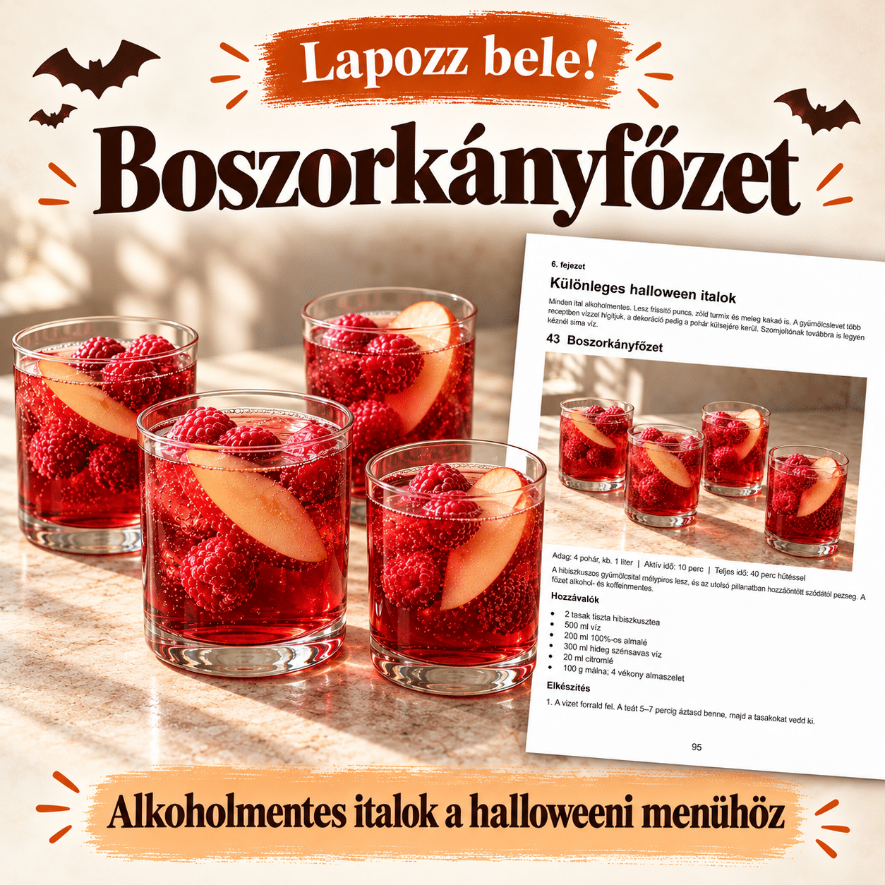 Halloweeni finomságok egészségesen – 50 glutén- és laktózmentes recept - Image 2
