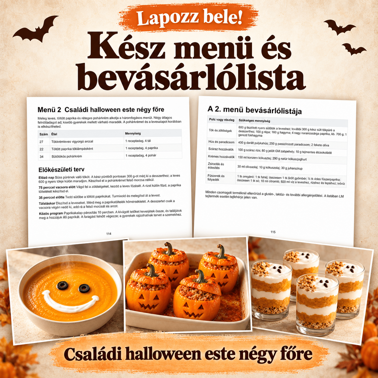 Halloweeni finomságok egészségesen – 50 glutén- és laktózmentes recept - Image 3