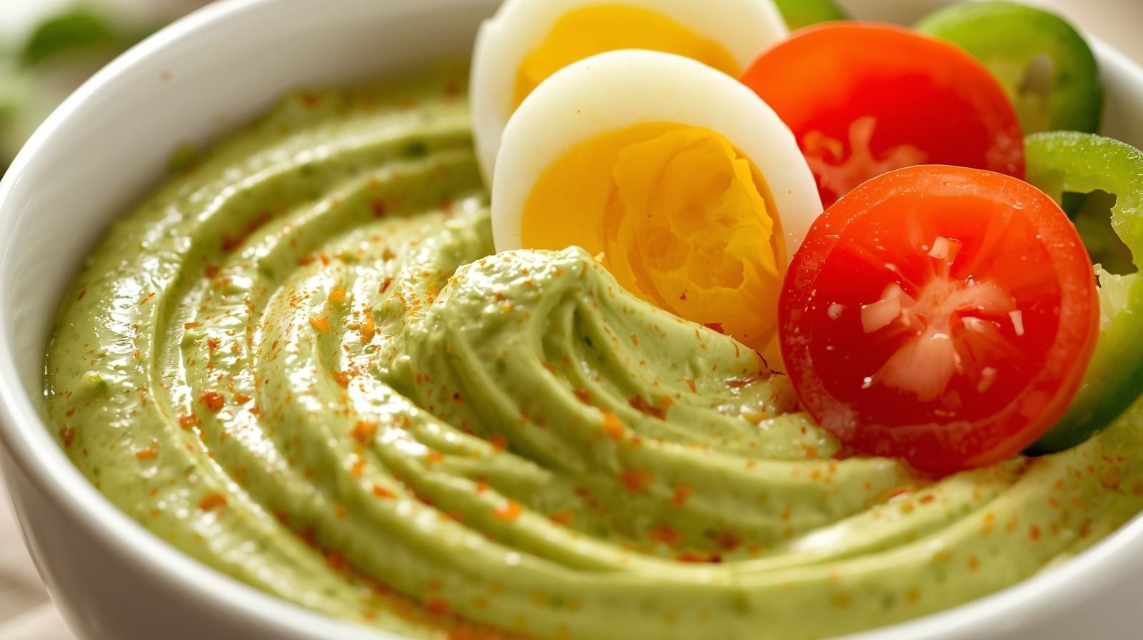 Pikáns chilis paleo avokádókrém