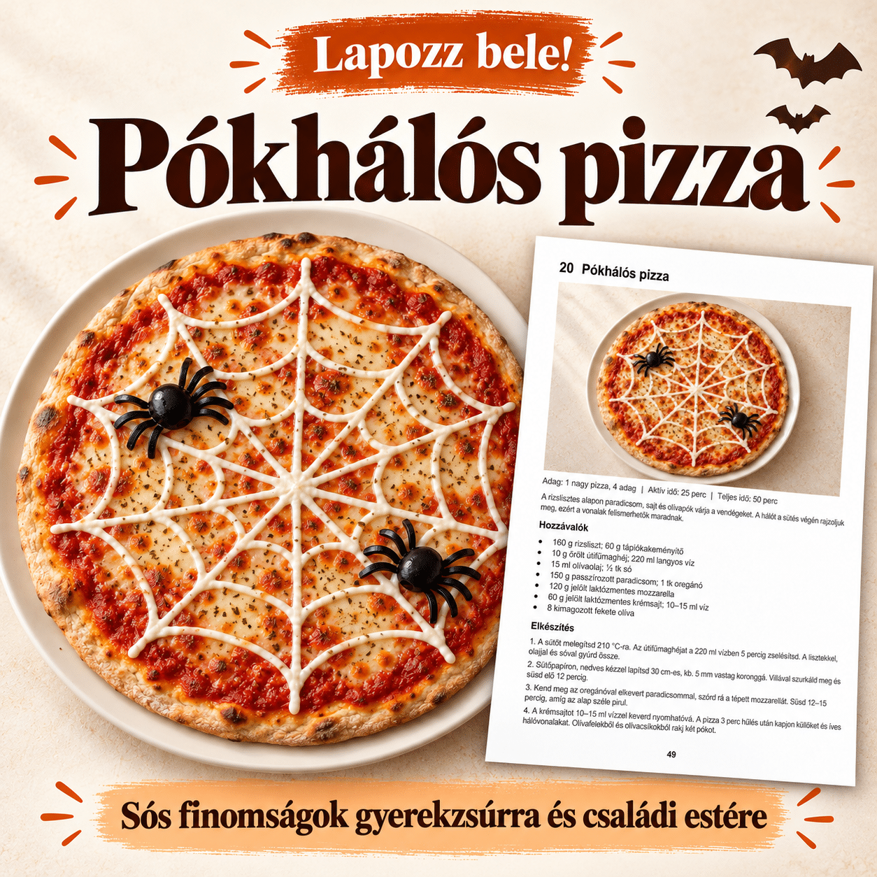 Halloweeni finomságok egészségesen – 50 glutén- és laktózmentes recept - Image 8