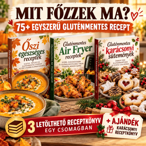 Mit főzzek ma? – 75+ egyszerű gluténmentes recept egy csomagban